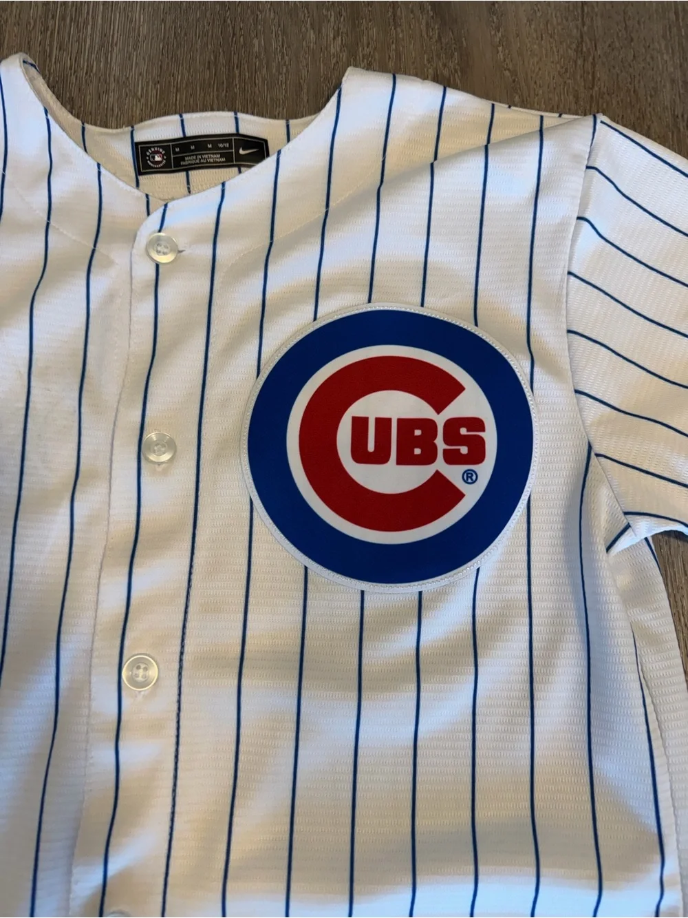 Chicago Cubs Nike Team Pinstripe Jersey Size Youth Medium
